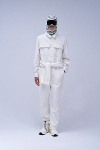 Glymur white bombazine jumpsuit