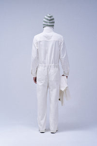 Glymur white bombazine jumpsuit