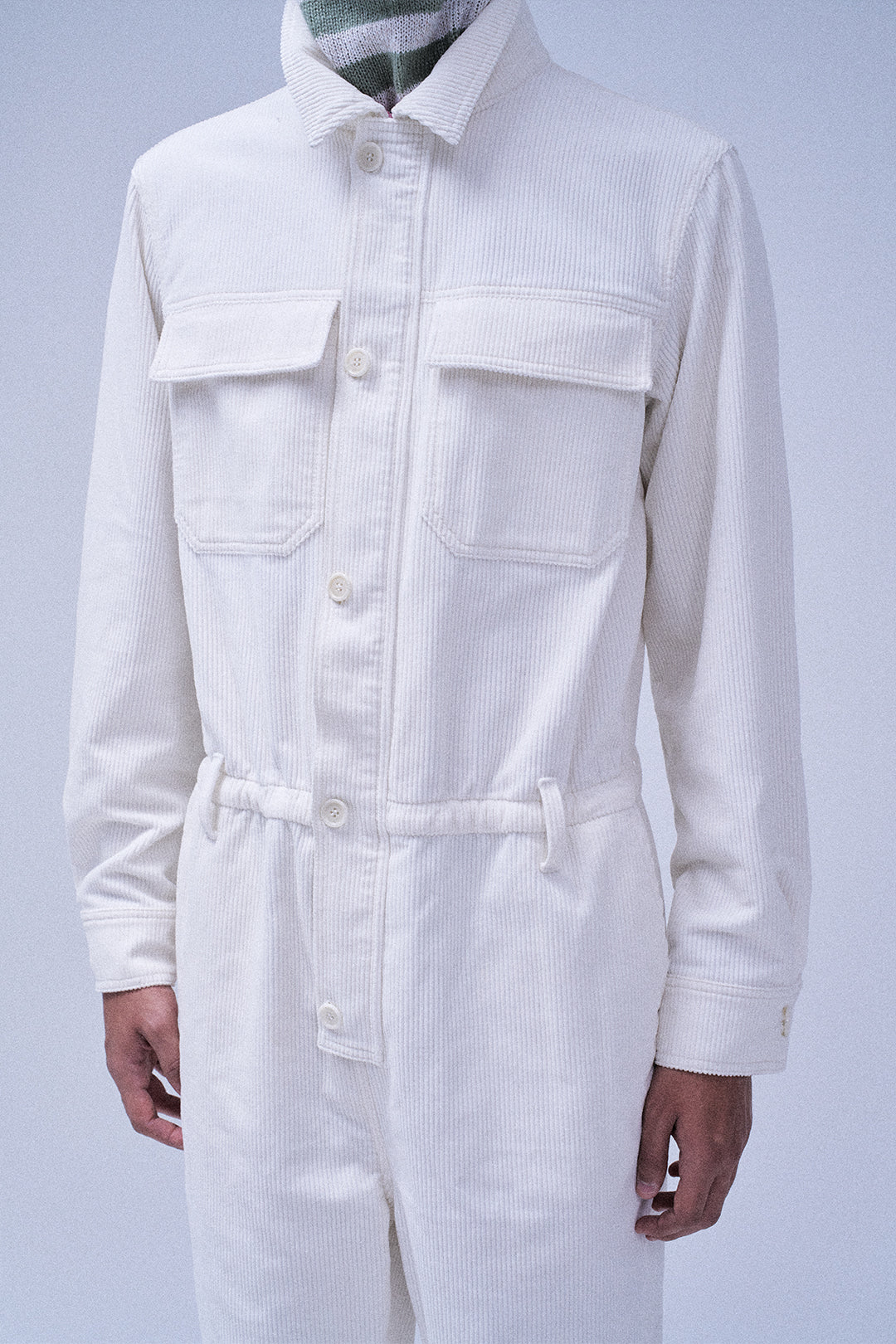 Glymur white bombazine jumpsuit