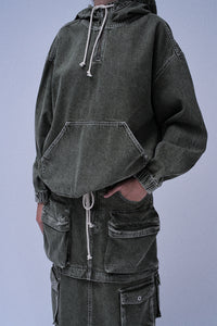 Eystra denim hoodie