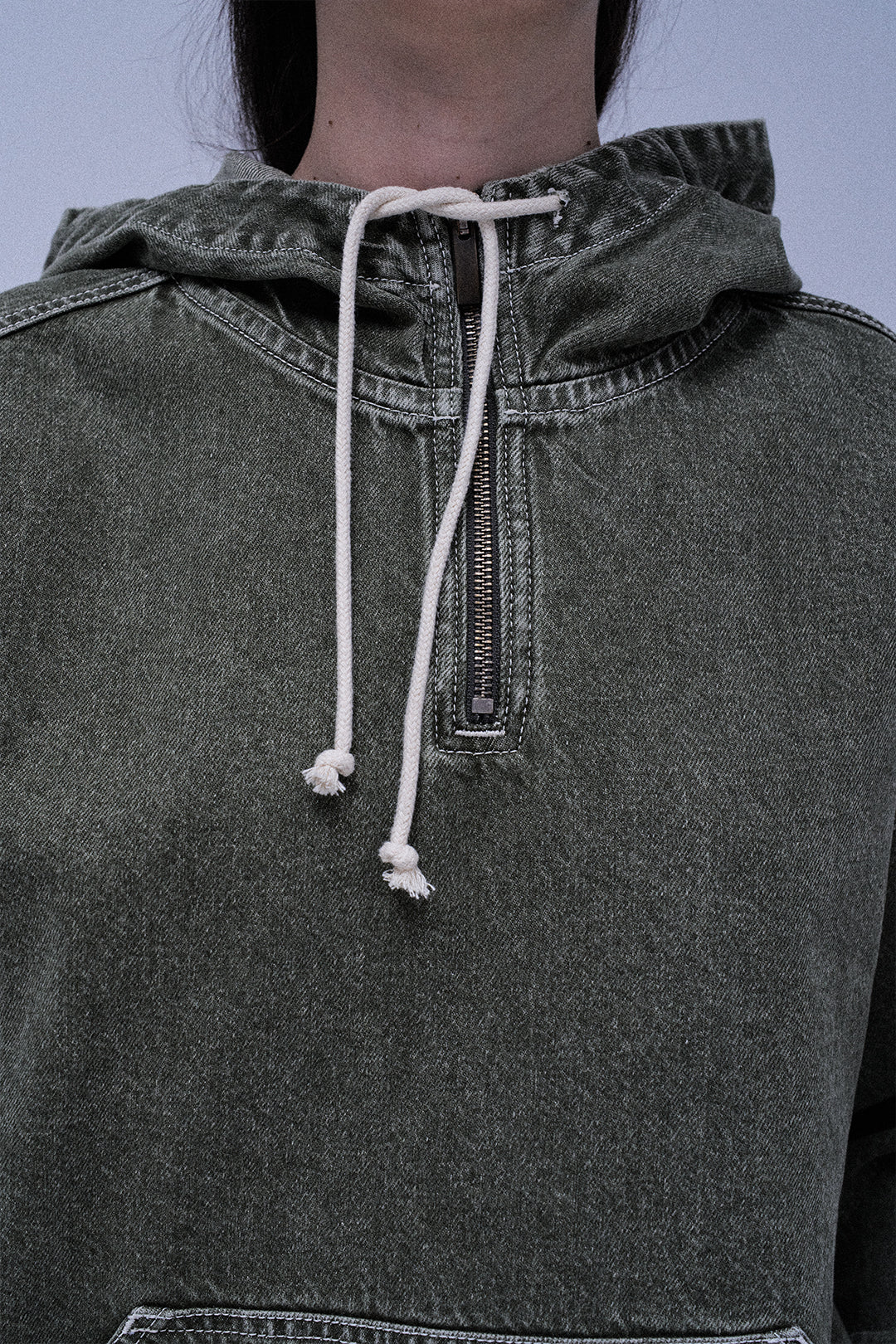 Eystra denim hoodie