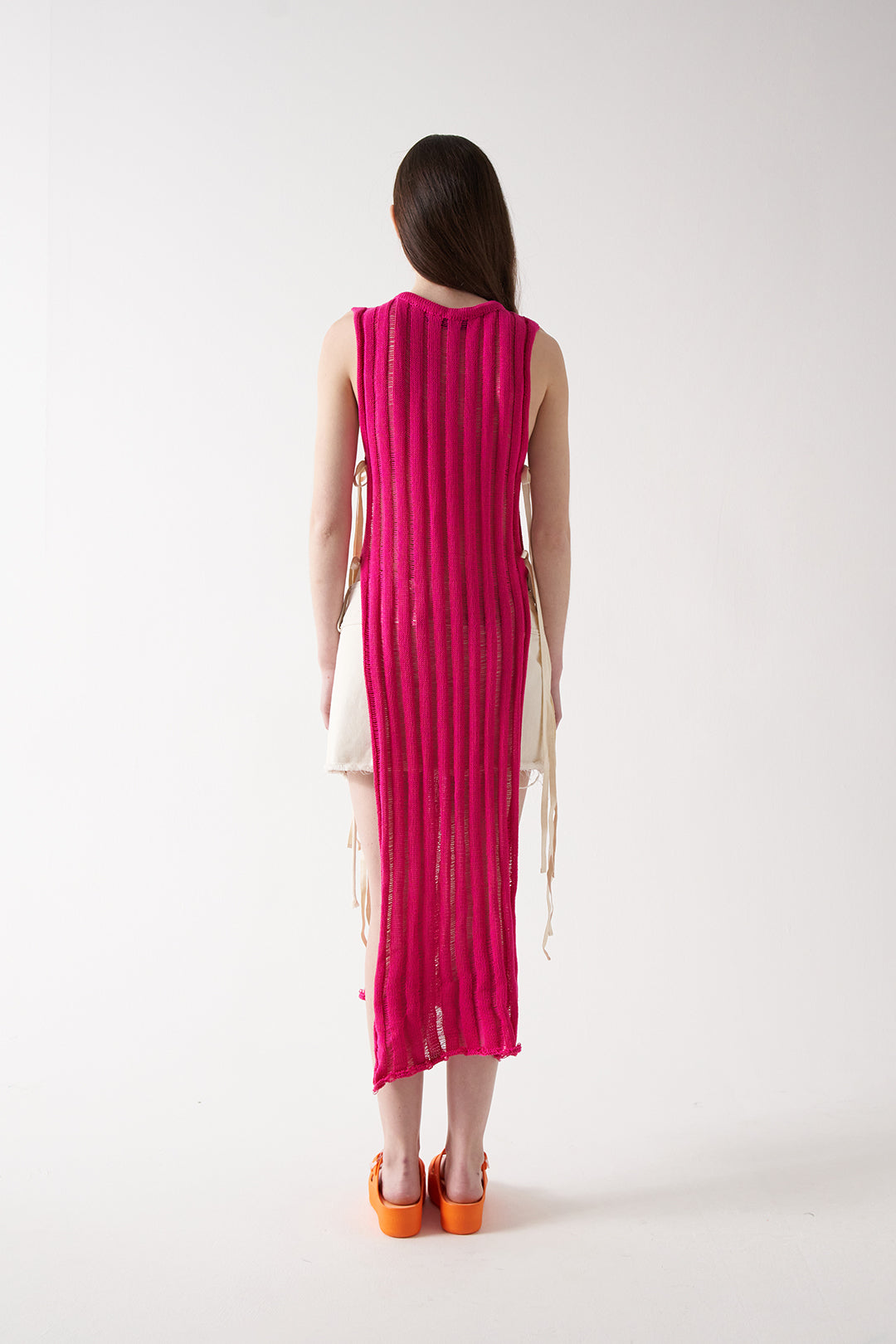 Milos knitted dress in pink