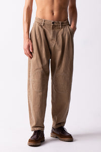 Norfolk brown denim trousers